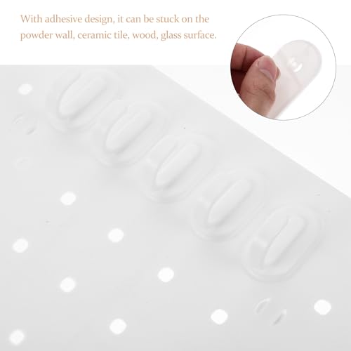Pegboard mural sans perçage avec support adhésif rangement polyvalent modulable pour maison - 6