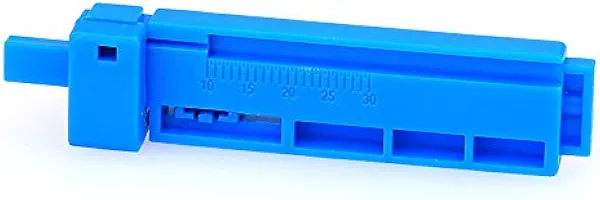 Blue 2 in 1 Ftth Fiber Tools Fiber Optic Fix-Length Fiber Coating Guide Bar Wire Stripper for Fiber Optical Connector