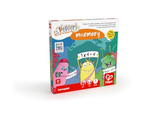 Hape - Mnemory: 1x1 with Peppers monster world miniatura 1