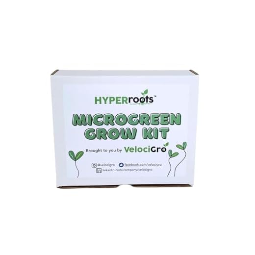 HYPERroots Kids Microgreen Growing Kit, Compostable