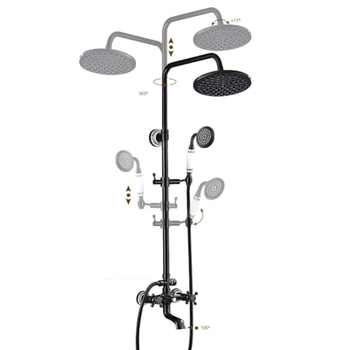 Système de douche encastrable laiton pour éliminer le calcaire visible - 3