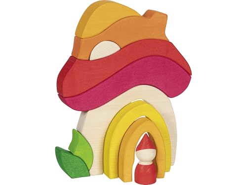 goki 58359 - Pilzhäuschen - aus hochwertigem Ahornholz Evolution -...