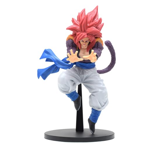 Image of Daiyamondo Premium Anime Action Figure- Unlease The Power of Highly Detailed Collectible with Dynamic Pose (Red Hair Goku)(18cm Height)