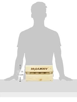 Mu00f6lkky Original - Birch Wood 12 Skittles, 1 Stick - Wooden Throwing Game For Outdoor, Yard, Garden, Picnic, Beach, Leisure, Party - Molkky Game Set For Family, Groups, 2+ Players, 6+ Age