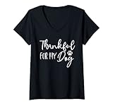 Photo Gallery donna i m thankful for my dog paw print shirt,thankful for my dogs maglietta con collo a v Photo Gallery donna i m thankful for my dog paw print shirt,thankful for my dogs maglietta con collo a v