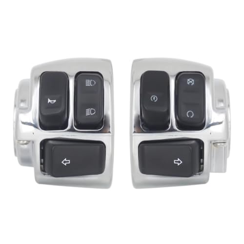 Interrupteur clignotant moto pour remplacer un commodo défectueux sur guidon 25mm blanc