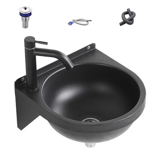 Multifunctional Elegance: Designed for scenario-adaptive versatility, the small bathroom sink enhances decor aesthetics while functioning as a bathroom cleaning station, fitting perfectly into compact areas including kitchens and entryways to maximize usability