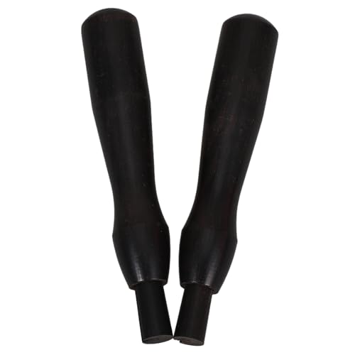 KONTONTY DIY Felting Kit: 2 Wooden Handles Single Pointed Needles for Wool Craft Family Activities