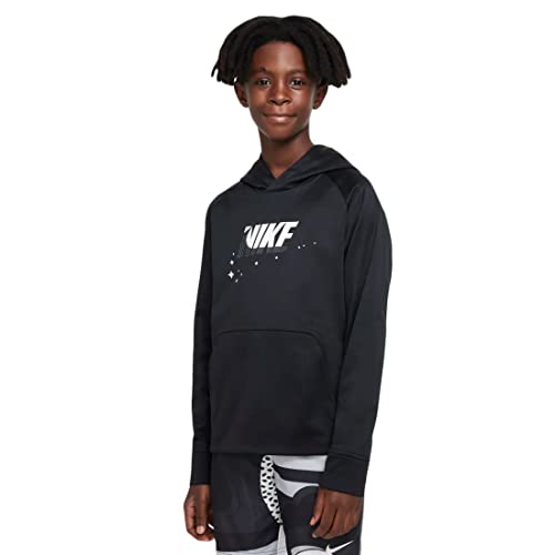 Nike Unisex Gfx 1 Kapuzenpullover, Black/White, 158 EU