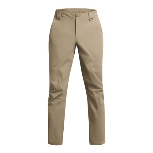Under Armour Men's Enduro Elite Flat Front Pants, 251 Brown, 44/32 - image 4