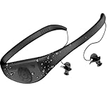 Tayogo Cuffie Subacquee MP3, Lettore MP3 Impermeabile IPX8, 8GB Memoria, 20 Ore di Durata della Batteria, Ricarica Magnetica, Modalità MP3/FM per Nuoto e Sport