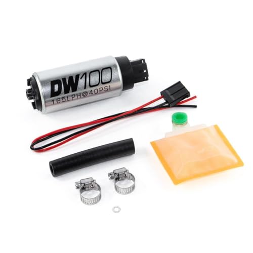 DeatschWerks 9-101-1000 In-Tank Fuel Pump (165lph with 9-1000 Install Kit), 1 Pack
