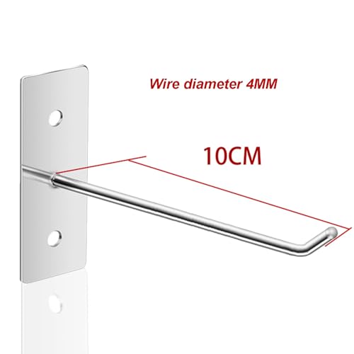 Metall-Wandhaken – robuste Merchandise-Haken für Zuhause und Einzelhandel, Längen 5/10/15/20/25/30 cm, ideal für Socken, Schlüssel und Zubehör