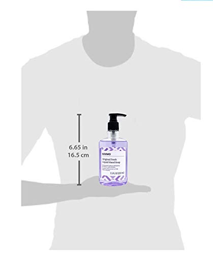 Amazon Brand - Solimo Original Fresh Liquid Hand Soap, 7.5 Fluid Ounce, Pack Of 6 #TOP6