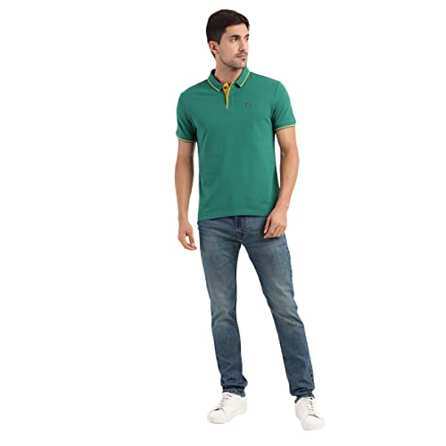 Image of Levi's Men's Regular Fit Solid Polo T-Shirt