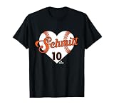 Baseball Heart Casey Schmitt San Francisco Baseball MLBPA T-Shirt