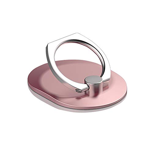 Supporto ad anello per telefono cellulare, riutilizzabile, universale, con impugnatura per dita, con forte adesività, rotazione a 360°, smartphone a 180°