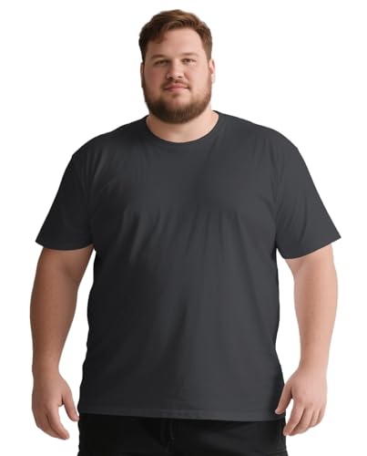 【Mサイズ】STRETCH TAFTA TOO BIG CREW TOP PPL Big and Tall T Shirts for Men, Oversize Cotton Crew Neck T-Shirts