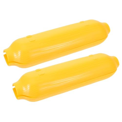 DIYEAH Bandeja para Maíz 4 Piezas Plástico Reutilizable Soporte y Plato para Servir Aperitivos Barbacoa Fiesta Multicolor Práctico Versátil