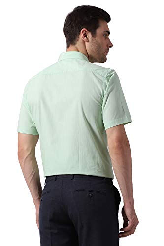 Image of Peter England Men's Solid Slim Fit Formal Shirt