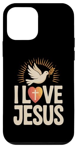 I Love Jesus Dove aȃI[u̎} X}zP[X iPhone 12 mini p