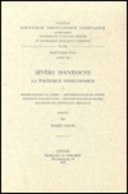 Paperback Severe d'Antioche. La Polemique Antijulianiste, I: V. [French] Book