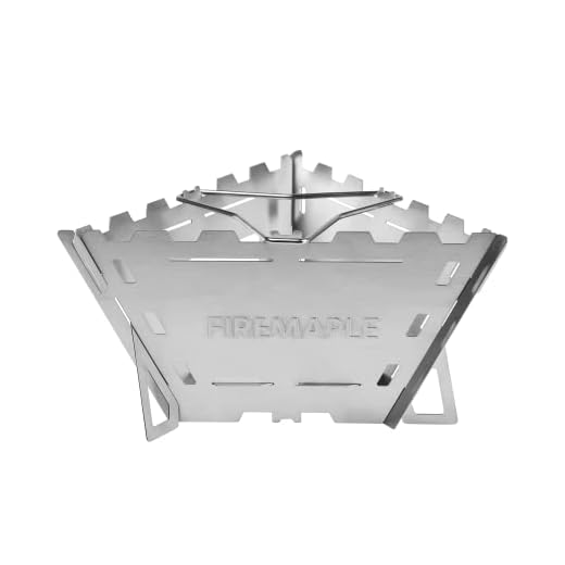 Fogão a lenha Fire Maple Maverick | Fogão portátil de aço inoxidável durável | Ideal para acampamento, mochilão, caminhada (versão triangular)