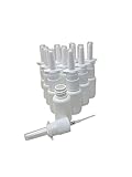Snoot! 10-Pack 1 oz (30ml) Nasal Spray Bottle Mist Sprayer - Empty Refillable White Plastic Spray Bottles - Reusable Nasal Sprayer for Nasal Medications
