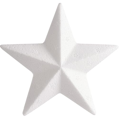 VBS Forme en polystyrène étoile 10 cm pour Noël en polystyrène, type d'article forme en polystyrène, diamètre 10 cm