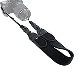 Fotasy NSQF Anti-Slip Sling Neck Strap with Rapid Fasten, Comfort, Ergonomic Design (Black)