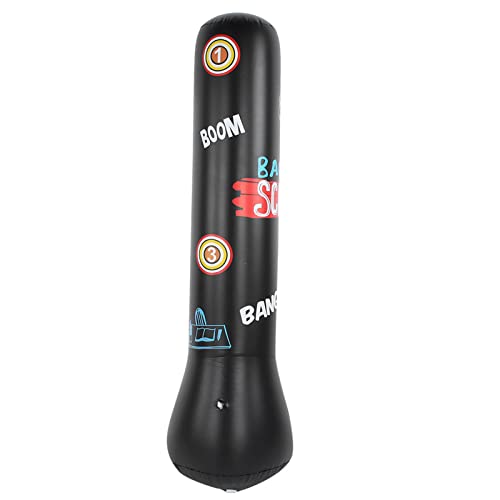 Alomejor Sac de Boxe, Sac de Boxe Gonflable Autoportant avec Base Remplissable d'eau pour Adultes et Enfants Fitness (1. Mère/A.Adjectif)