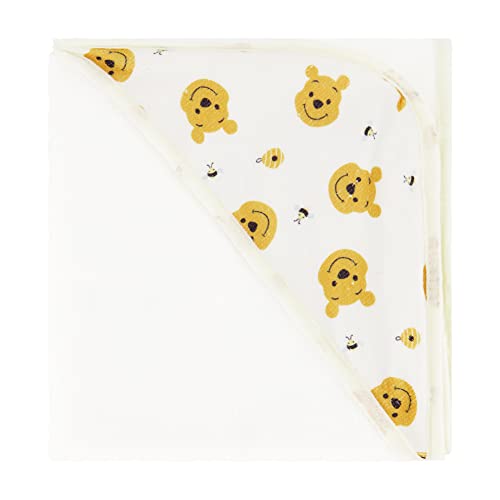 Disney GS71700 Cudlie Baby Winnie The Pooh 2 Pack Rolled/Carded Hooded Towels In Sweet Life Print thumb #3