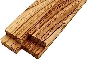 Zebrawood Lumber Board - 3/4" x 2" x 18" (4 Pcs)