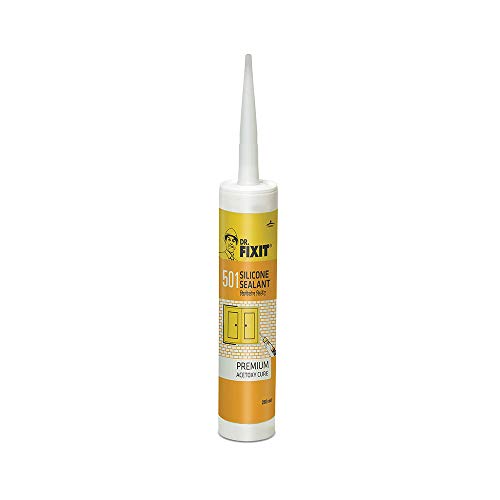 Dr.Fixit Silicone Sealant GPS Premium Acetoxy Cure (Clear, 280ml)