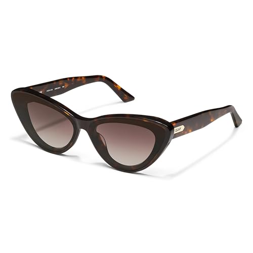 Quay - Women's Sunglasses, Oversized Cat Eye Lenses with UV Protection (Tempted, Neutral Tortoise/Brown)2