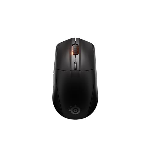 Rival 3 Wireless Gen 2 - Mouse Gaming - 2,4 GHz e Bluetooth - Sensore ottico TrueMove Air da 18000 DPI - Durata 60 milioni di clic - Leggero - Piedini 100% PTFE - Nero - Mouse gaming - Immagine 7
