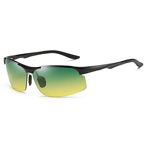 GUZTAG Polarized Glasses for Men & Women – Night Vision Driving/Sun Glasses with Aluminum Frame Sports Sunglasses