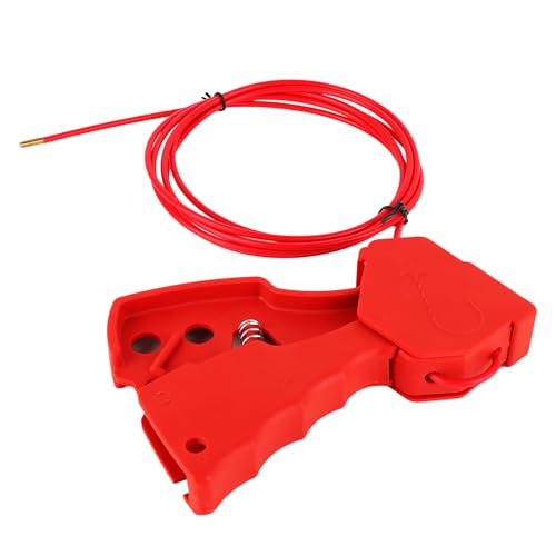 Adjustable Cable Lockout Industrial Valve Shutdown Tagout Nylon and Stainless Steel Safety Lock