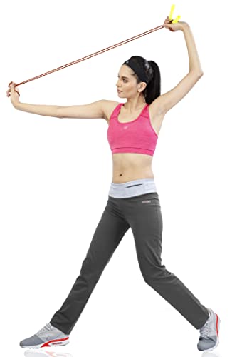 Image of Women's Athelisure Cotton Track Pant with Hidden Key Pockets