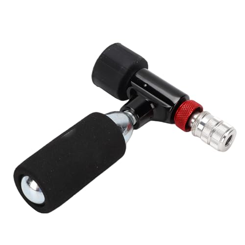 Kit de inflador de CO2 para bicicleta con 5 cartuchos y válvula de aluminio