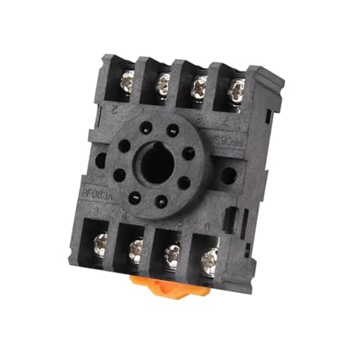 Base de zócalo de relé PF083A para carril DIN de 8 pines compatible con JTX-2C 2