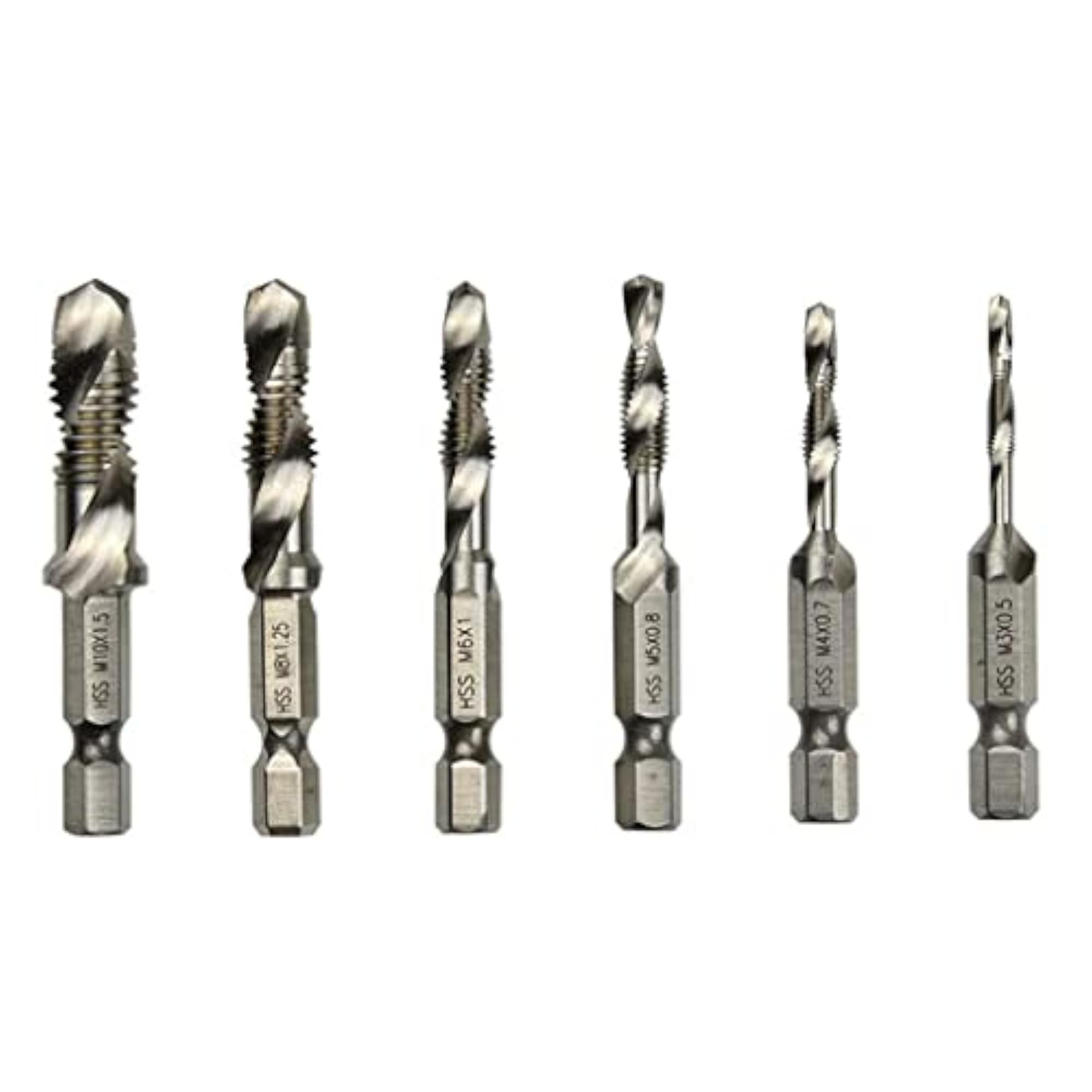 Hand Tap Drill Bits Set for Metalworking