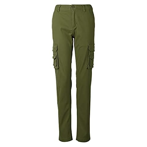 Aeslech Women's Stretch Cargo Work Trousers Cover