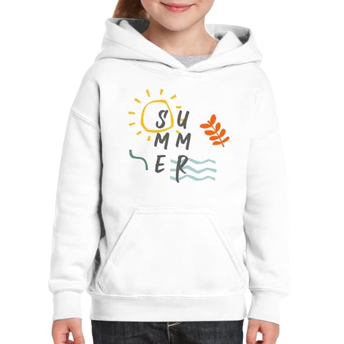 Sweat enfant vacances protégeant du vent de la mer en été