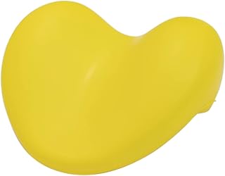 Almohada de acupresión para aliviar la tensión del cuello, cojín de masaje de tracción para relajación muscular, color amarillo