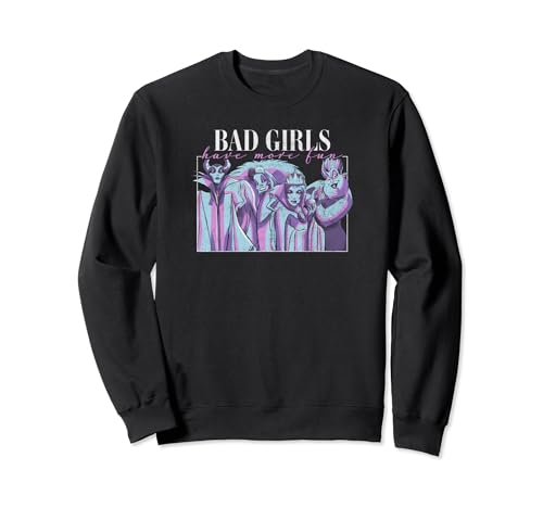 Sweatshirt Disney Villains Dark Panel noir col rond vêtement coton automne hiver