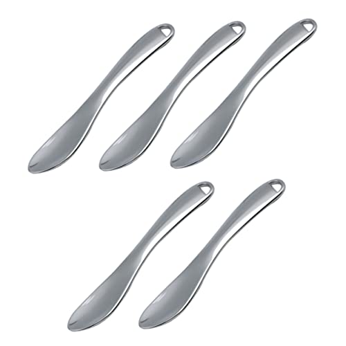 SOESFOUFU Skincare Scoop Set 5pcs Makeup Eye Cream Spatulas Face Sheet Masks Tools Cosmetic Scoop Ergonomic Design