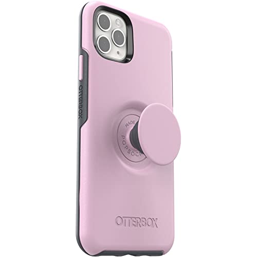 Otterbox + Pop Symmetry Series Iphone 11 Pro Max Case - Non-Retail Packaging - Mauveolous Pink And Gray, Apple Phonecase, Attached Popsocket, Raised Screen Bumper, Wireless Charging Compatible #TOP2