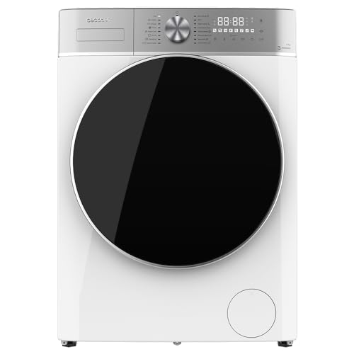 Cecotec Frontlader-Waschmaschine Bolero DressCode 8800 Inverter A. 2000 W, 1400 U/min, 16 Programme, Inverter Plus Motor, SteamMax, Automatische Beladung und XXL Touchscreen, Klasse A, KidLock