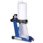 KATSU Tools 550W Wood Chip Dust Extractor 65L, Portable Workshop Dust Collector with Heavy Duty Bag, 2900RPM Suction System for Woodworking, Sawdust & Chip Removal 100449